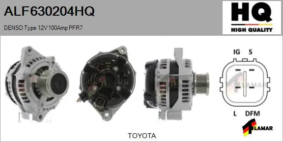 Alternator (ALF630204HQ)