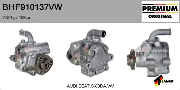 Hydraulic Pump, steering (BHF910137VW)