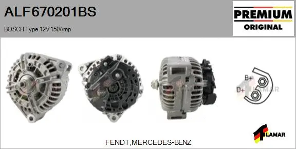 Alternator (ALF670201BS)