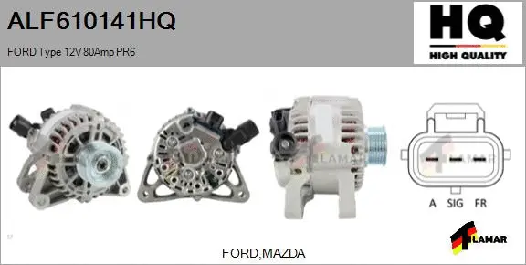 Alternator (ALF610141HQ)