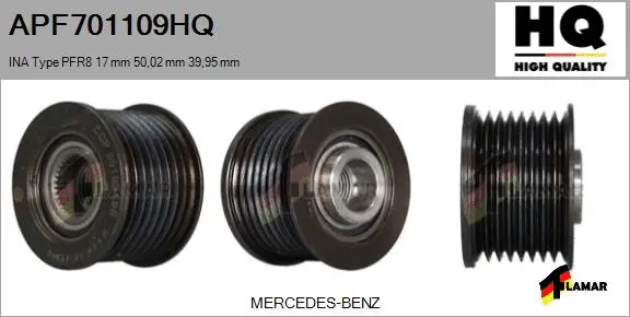 Belt Pulley, alternator (APF701109HQ)