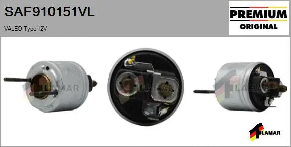 Solenoid Switch, starter (SAF910151VL)