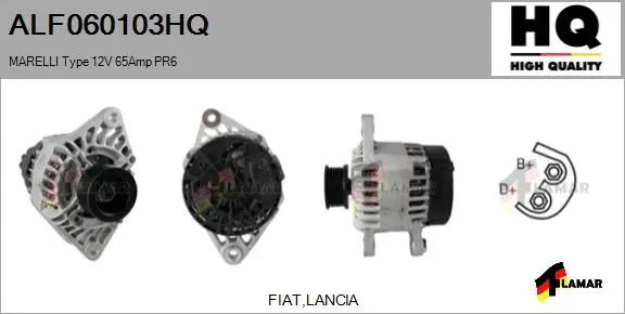 Alternator (ALF060103HQ)
