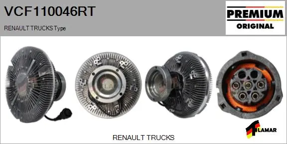 Clutch, radiator fan (VCF110046RT)