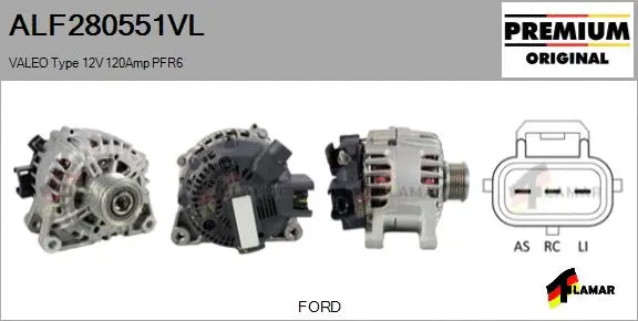 Alternator (ALF280551VL)