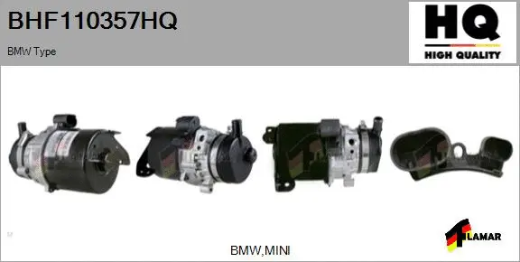 Hydraulic Pump, steering (BHF110357HQ)