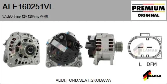 Alternator (ALF160251VL)