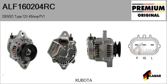 Alternator (ALF160204RC)