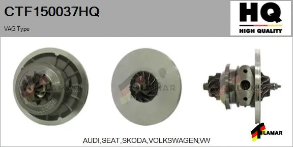 Core assembly, turbocharger (CTF150037HQ)