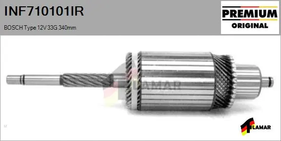 Armature, starter (INF710101IR)