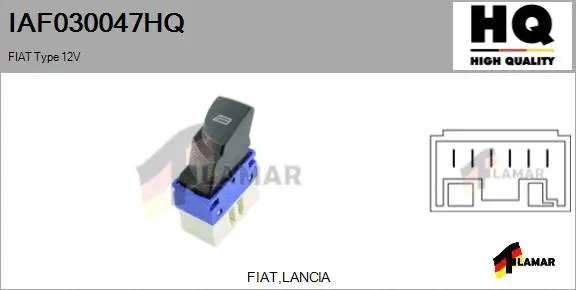 Switch, window regulator (IAF030047HQ)