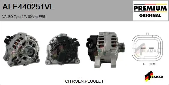 Alternator (ALF440251VL)