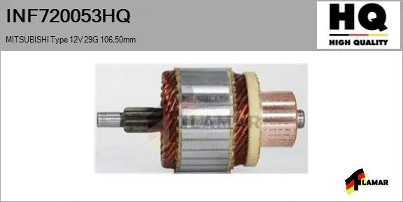 Armature, starter (INF720053HQ)