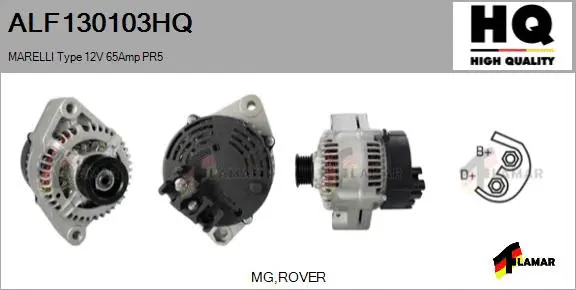 Alternator (ALF130103HQ)