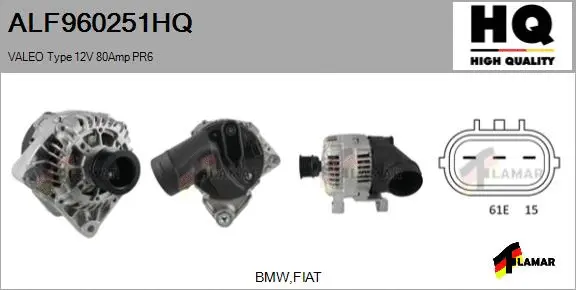 Alternator (ALF960251HQ)