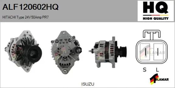 Alternator (ALF120602HQ)