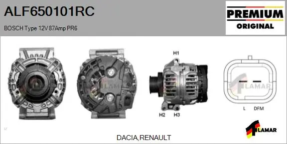 Alternator (ALF650101RC)