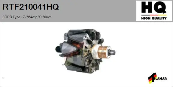 Rotor, alternator (RTF210041HQ)