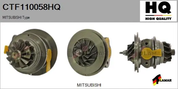 Core assembly, turbocharger (CTF110058HQ)