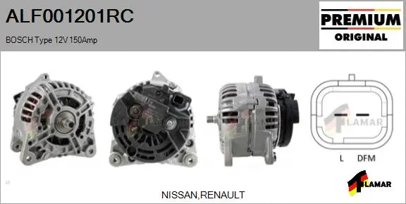 Alternator (ALF001201RC)