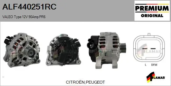 Alternator (ALF440251RC)