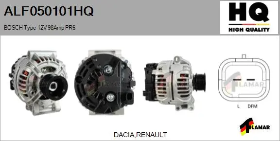 Alternator (ALF050101HQ)