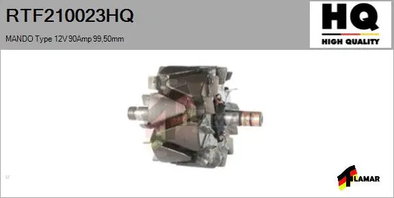Rotor, alternator (RTF210023HQ)