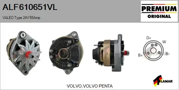Alternator (ALF610651VL)