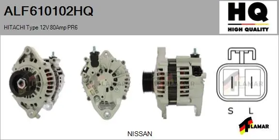 Alternator (ALF610102HQ)