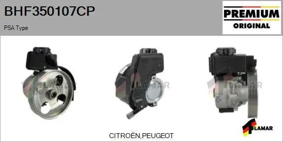 Hydraulic Pump, steering (BHF350107CP)