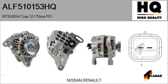 Alternator (ALF510153HQ)