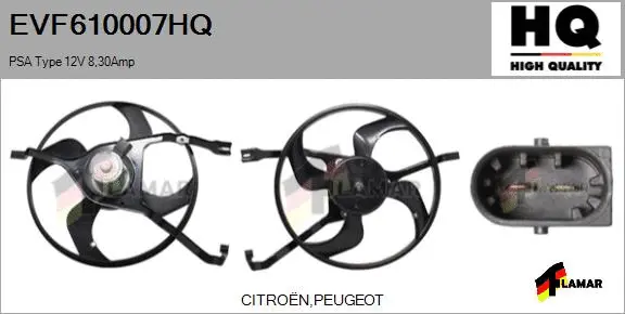 Electric Motor, radiator fan (EVF610007HQ)