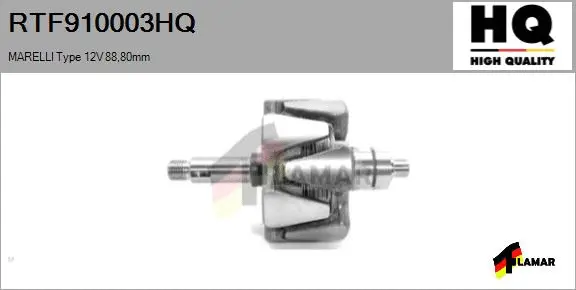 Rotor, alternator (RTF910003HQ)