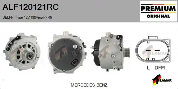 Alternator (ALF120121RC)