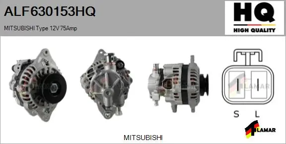 Alternator (ALF630153HQ)