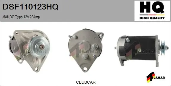 Alternator, starter (DSF110123HQ)