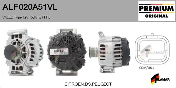 Alternator (ALF020A51VL)