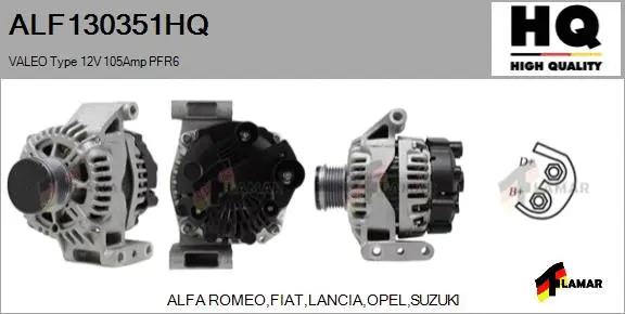 Alternator (ALF130351HQ)