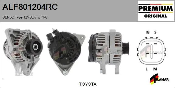 Alternator (ALF801204RC)