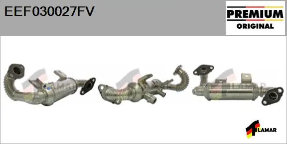 Cooler, exhaust gas recirculation (EEF030027FV)