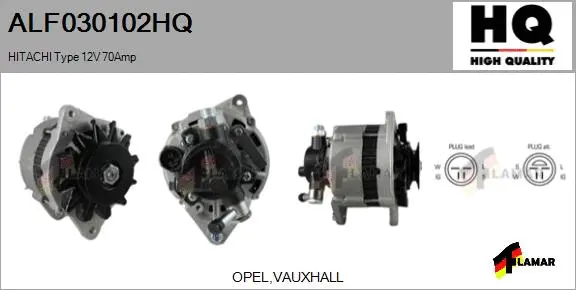Alternator (ALF030102HQ)