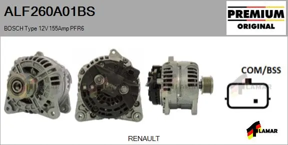 Alternator (ALF260A01BS)