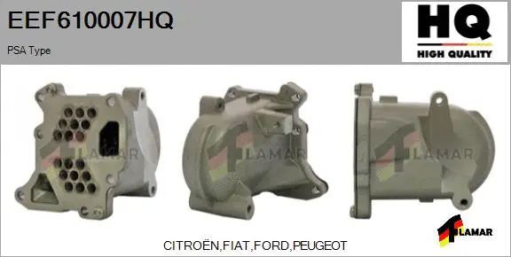 Cooler, exhaust gas recirculation (EEF610007HQ)