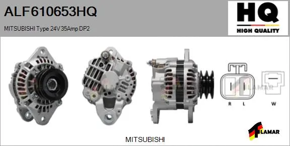 Alternator (ALF610653HQ)