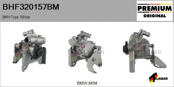 Hydraulic Pump, steering (BHF320157BM)
