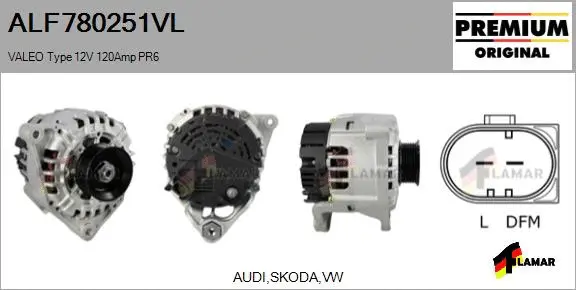 Alternator (ALF780251VL)