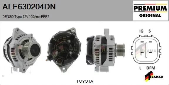 Alternator (ALF630204DN)