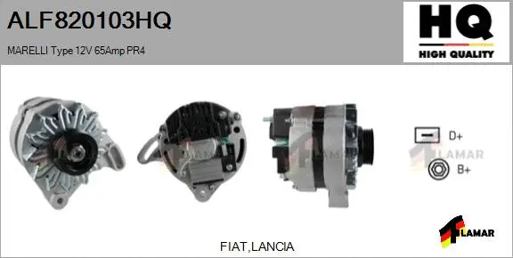 Alternator (ALF820103HQ)