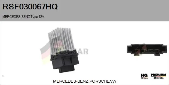 Resistor, interior blower (RSF030067HQ)