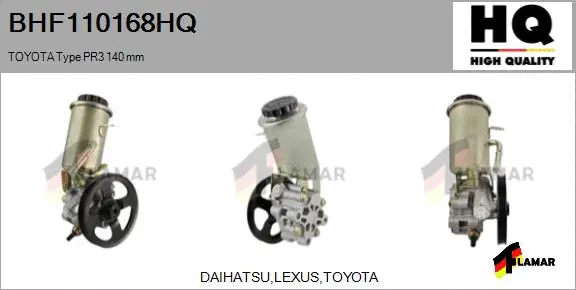 Hydraulic Pump, steering (BHF110168HQ)